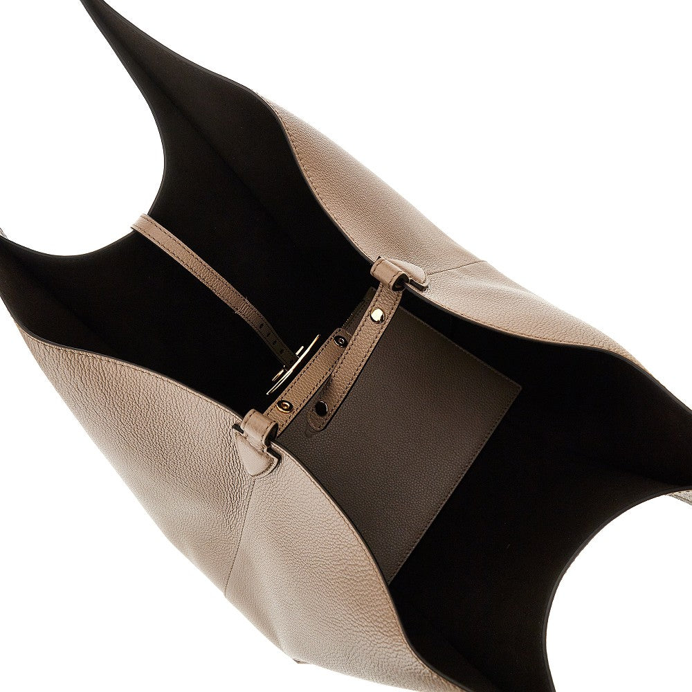 TODS OS leather medium t timeless shopping bag