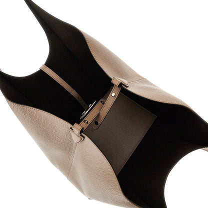 TODS OS leather medium t timeless shopping bag