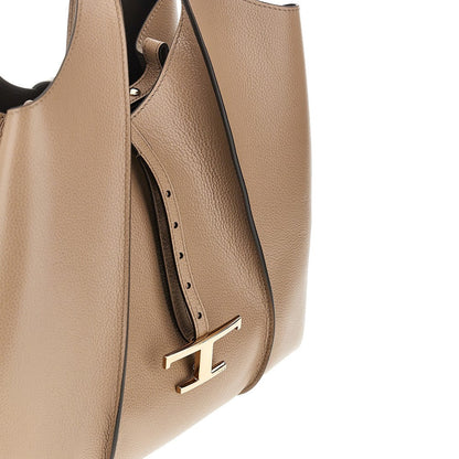 TODS OS leather medium t timeless shopping bag
