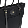 b-light nylon and leather tote bag