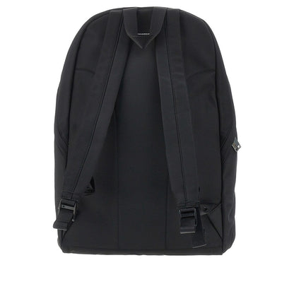 MM6 OS nylon twill backpack with numeric logo label