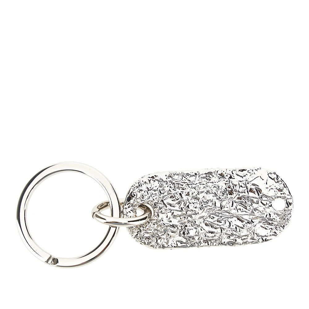 MM6 OS numeric logo plate key-ring