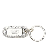 MM6 OS numeric logo plate key-ring