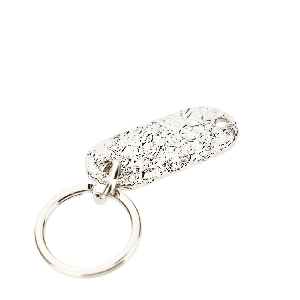 MM6 OS numeric logo plate key-ring