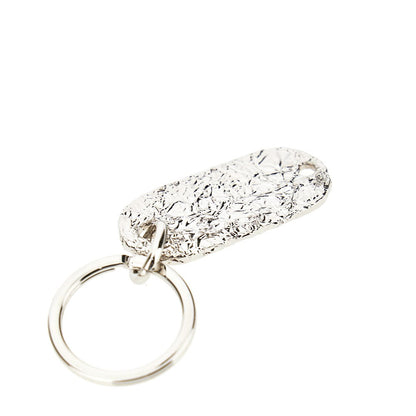 MM6 OS numeric logo plate key-ring