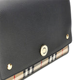 BURBERRY OS note leather shoulder bag