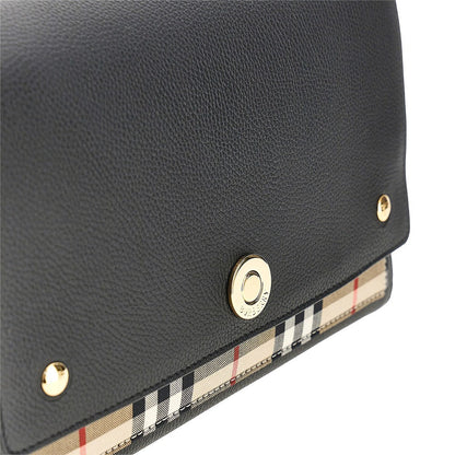 BURBERRY OS note leather shoulder bag