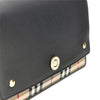 note leather shoulder bag