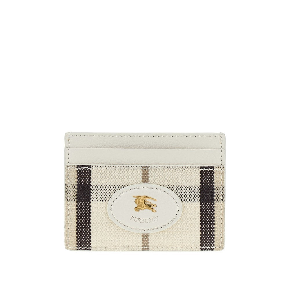highlands card holder with check motif