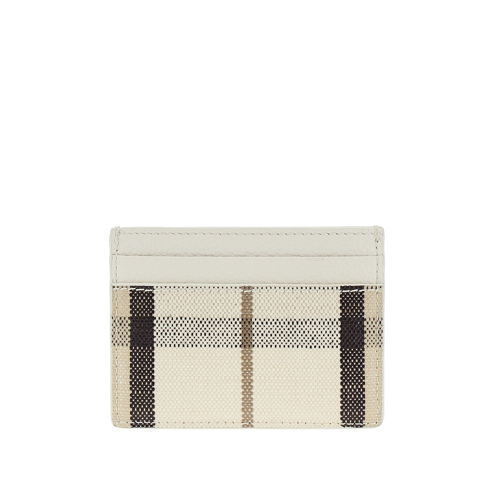highlands card holder with check motif
