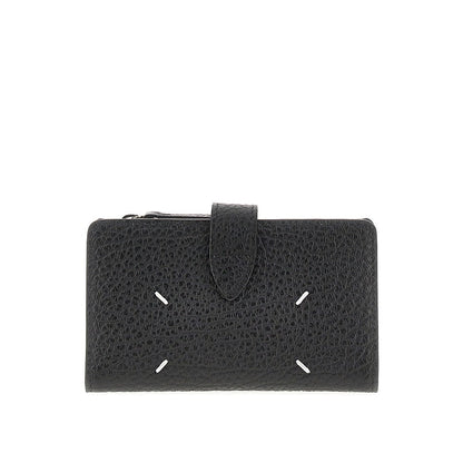 MAISON MARGIELA OS grain leather bi-fold cardholder