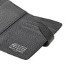 grain leather bi-fold cardholder