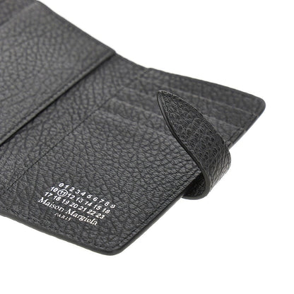 MAISON MARGIELA OS grain leather bi-fold cardholder