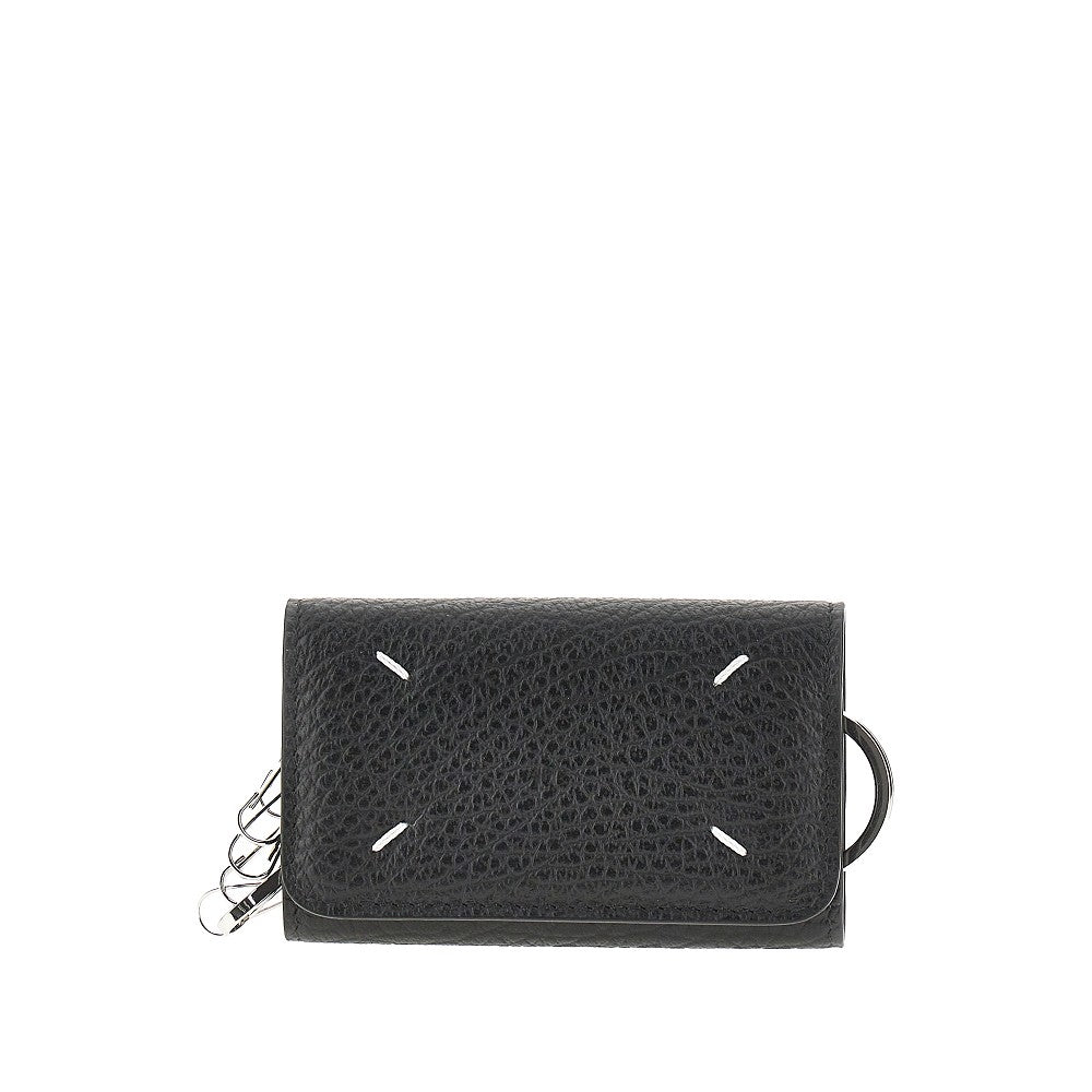 four stitches leather key-holder