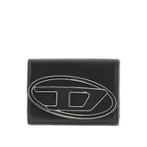DIESEL OS 1dr leather mini tri-fold wallet