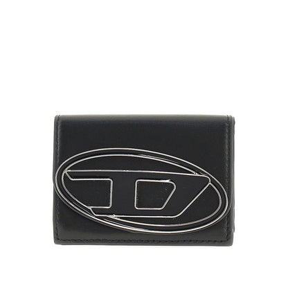 DIESEL OS 1dr leather mini tri-fold wallet
