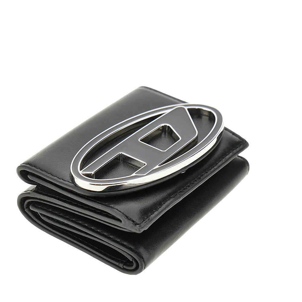 DIESEL OS 1dr leather mini tri-fold wallet