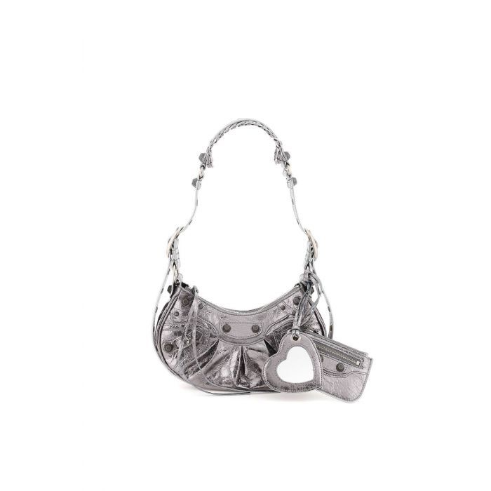 Balenciaga  A Spalla Le Cagole Xs In Pelle Metallizzata Bag