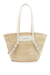 Givenchy Medium Voyou Raffia Shoulder Bag