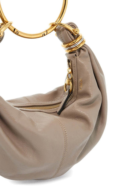 Leather Bracelet Hobo Bag