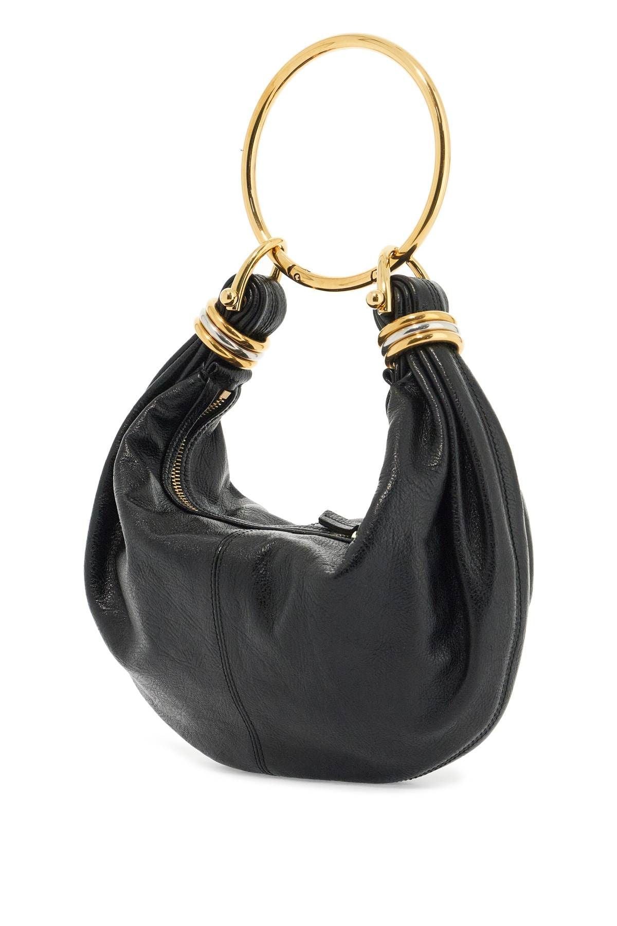 Leather Bracelet Hobo Bag