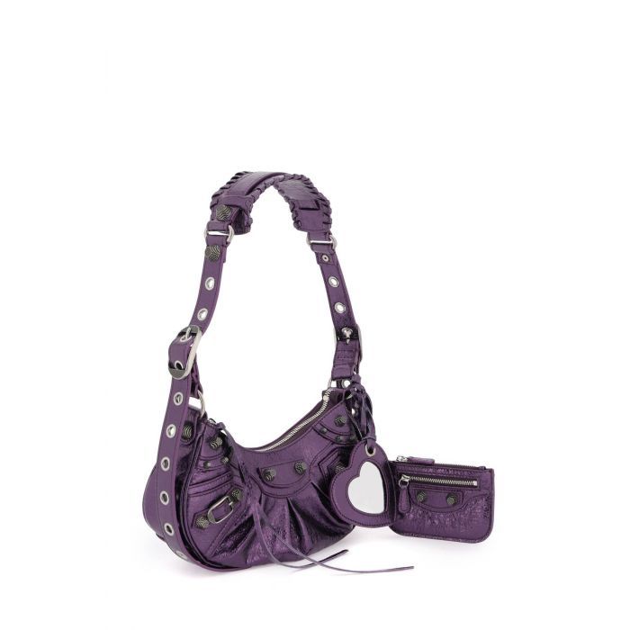 Le Cagole Xs In Pelle Arena Metallizzata Bag