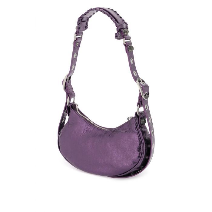 Le Cagole Xs In Pelle Arena Metallizzata Bag