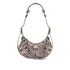 Balenciaga  Le Cagole Xs In Pelle Metallizzata Stampa Leopardo Bag