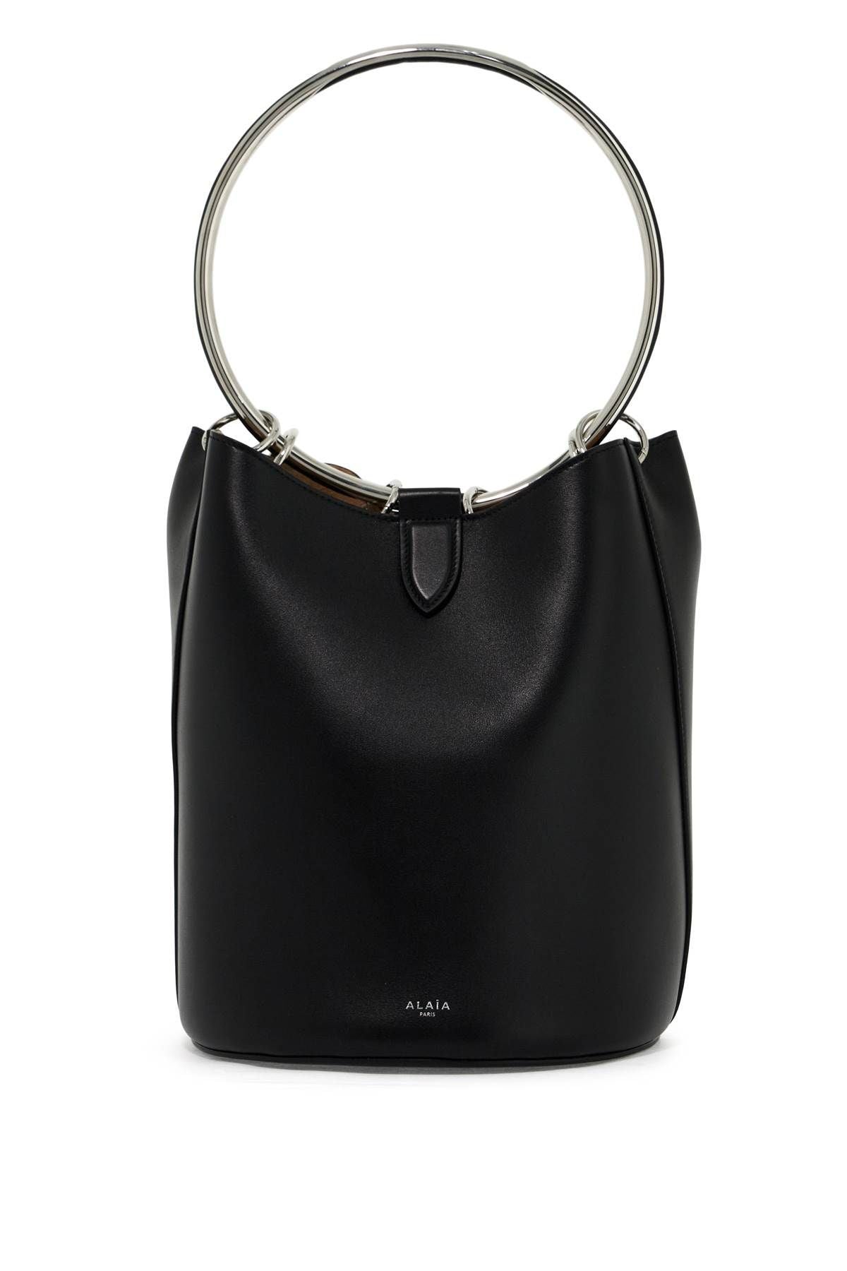 Alaia Large Leather Ring Bucket Bag