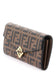 FF Diamonds Leather Chain Wallet