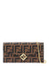 FF Diamonds Leather Chain Wallet