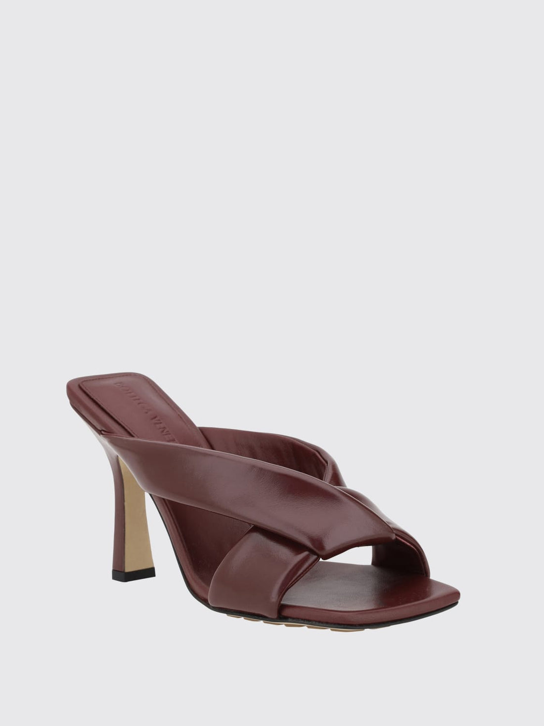 heeled sandals woman bottega veneta