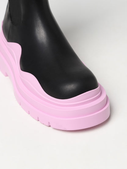 bottega veneta tire leather boots