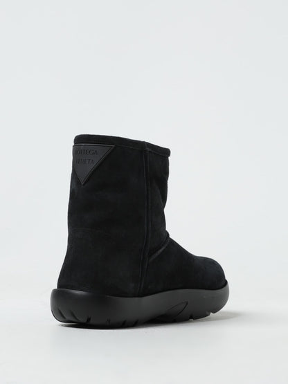 bottega veneta snap ankle boots in suede