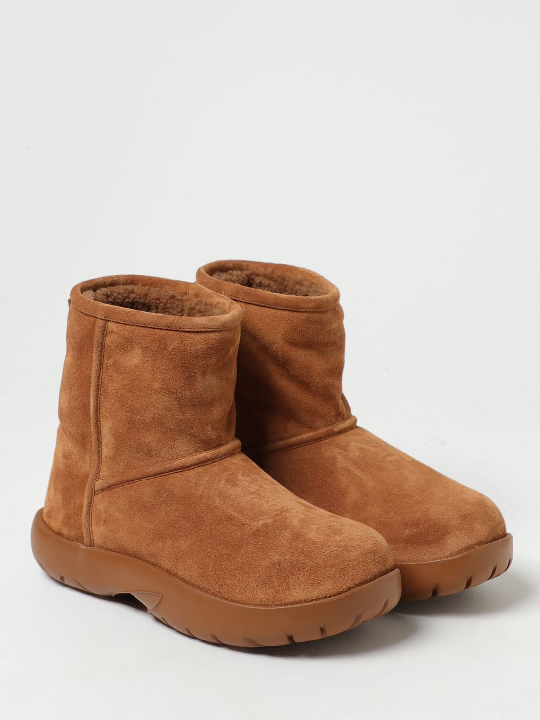bottega veneta snap ankle boots in suede