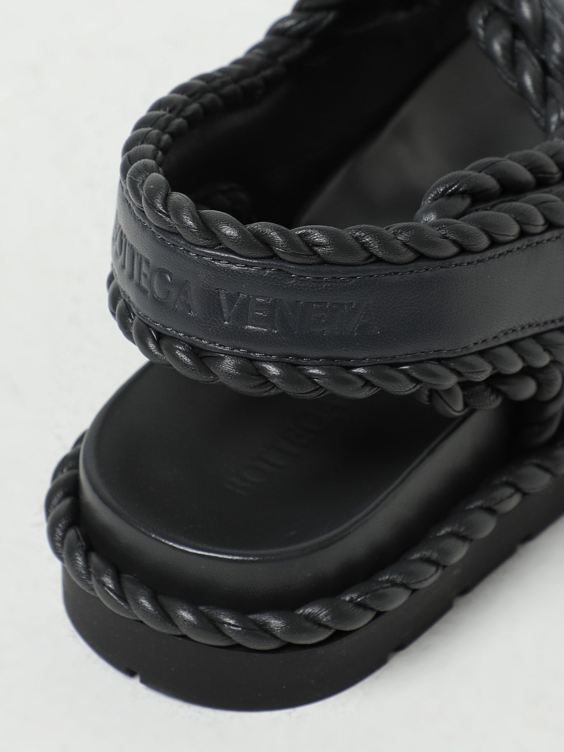 heeled sandals woman bottega veneta