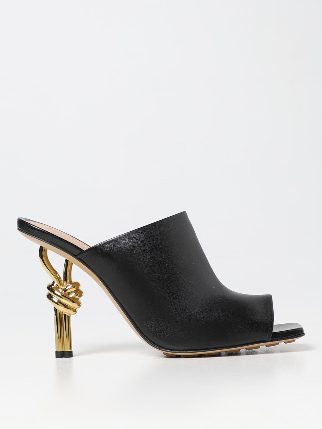 Bottega Veneta Knot Bottega Veneta Mules In Leather