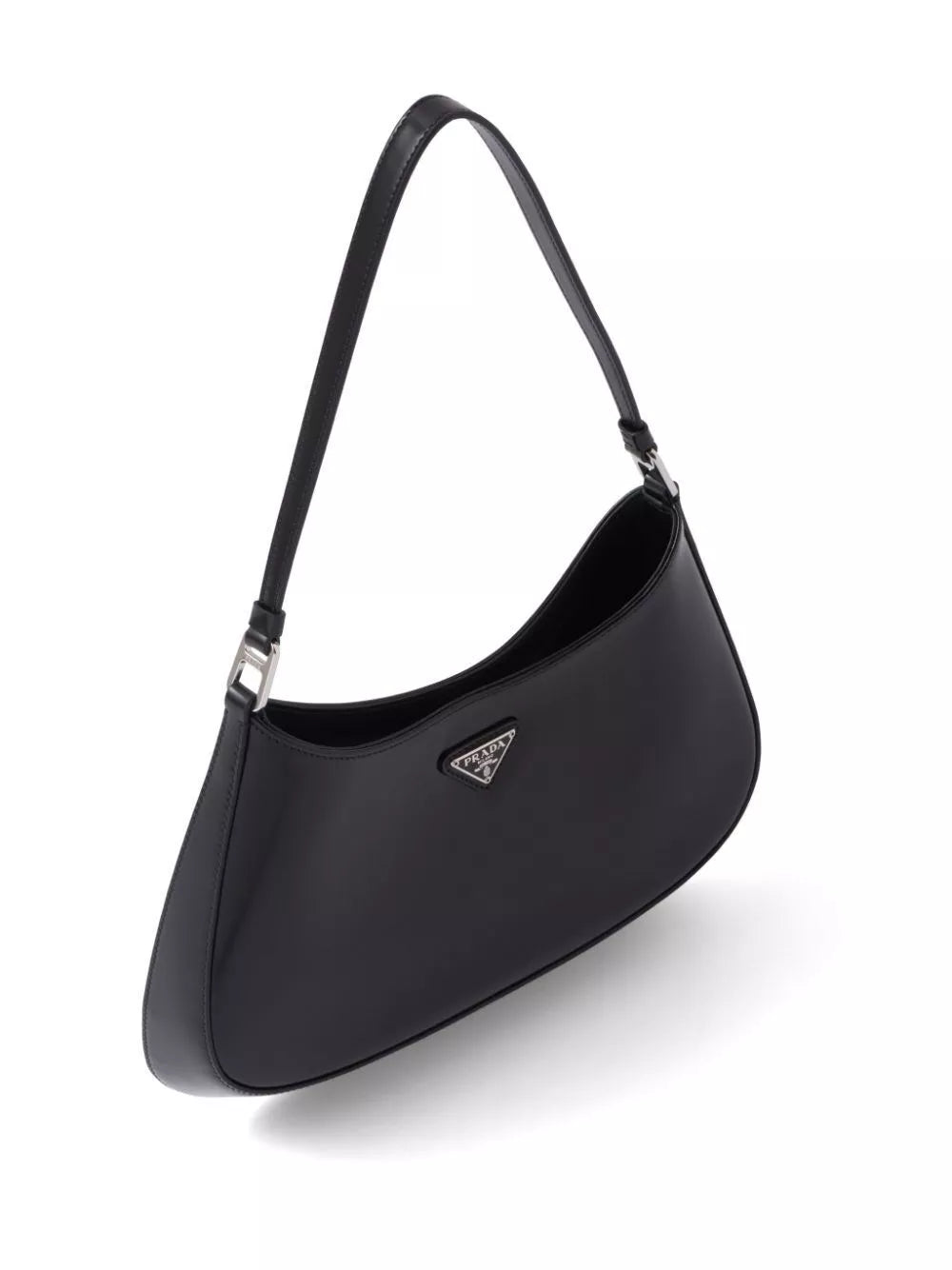 prada cleo brushed leather shoulder bag