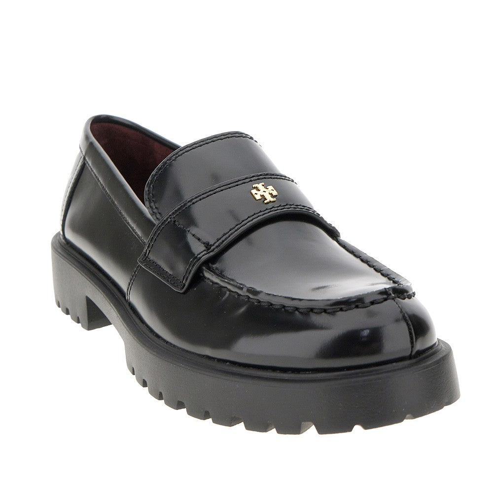 TORY BURCH 7 leather loafers with lug sole