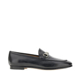GUCCI 40 leather jordaan loafers