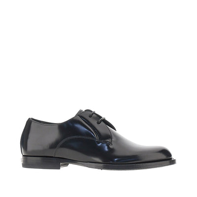 spazzolato leather laced shoes
