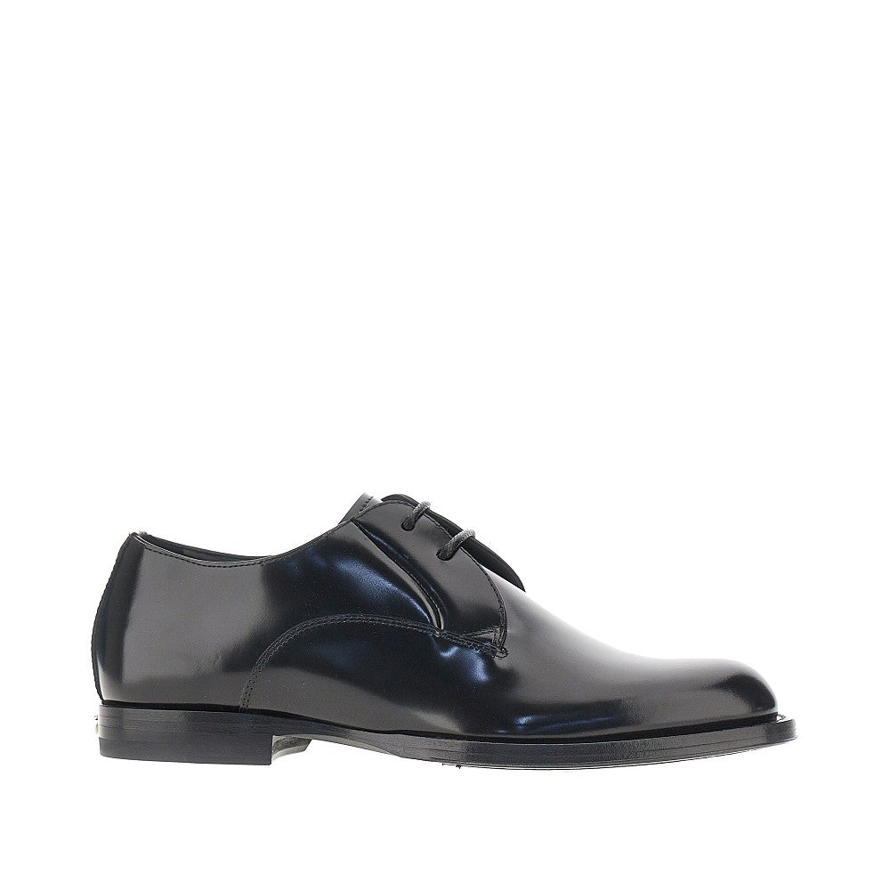 DOLCE &amp; GABBANA 36 spazzolato leather laced shoes