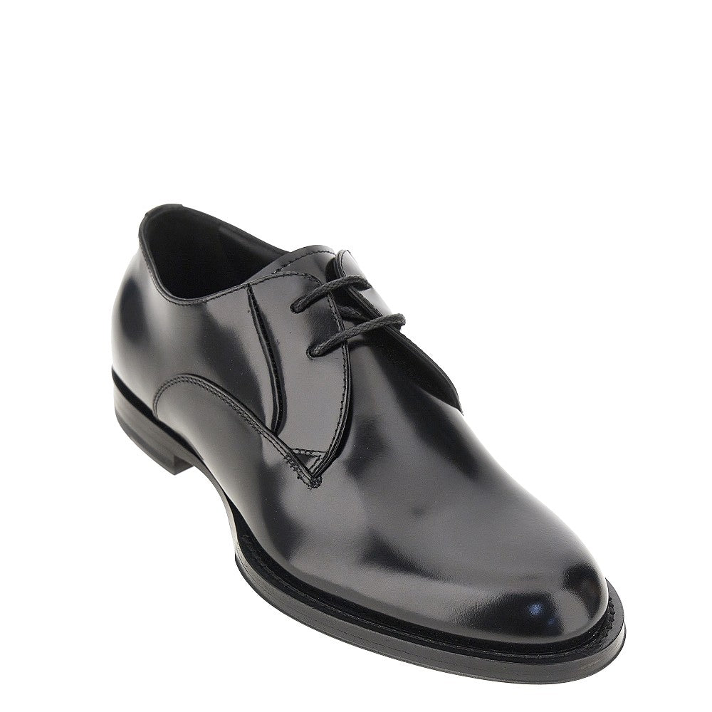 DOLCE &amp; GABBANA 36 spazzolato leather laced shoes