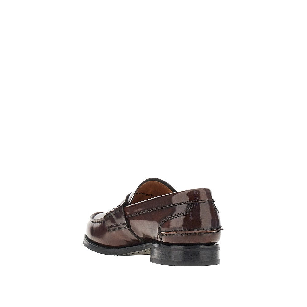 pembrey w5 fumé polished leather loafers