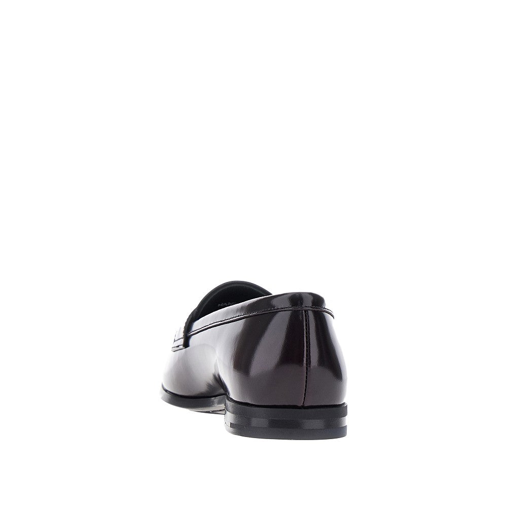 natalie fumé polished leather loafers