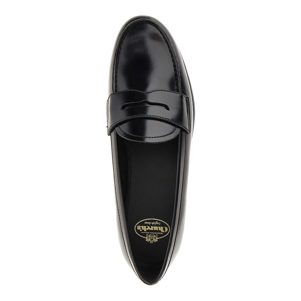 natalie fumé polished leather loafers