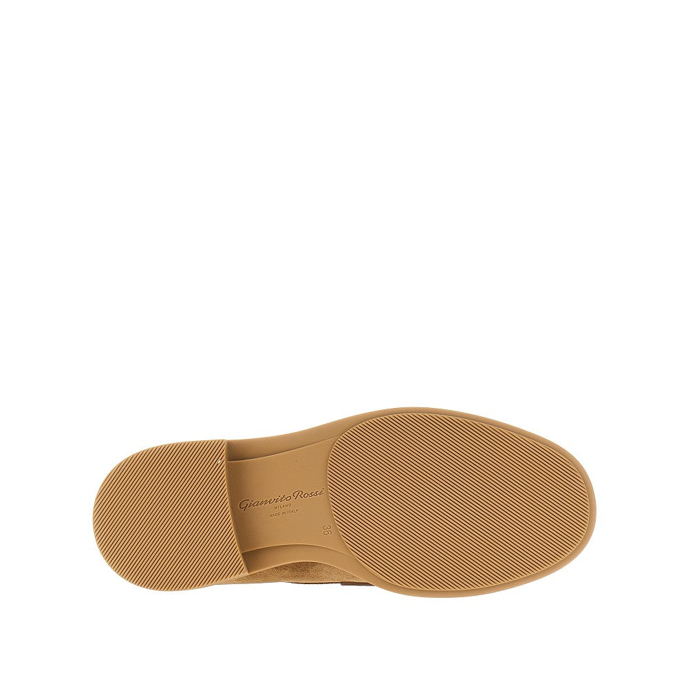 GIANVITO ROSSI 36 harris fur-lined loafers