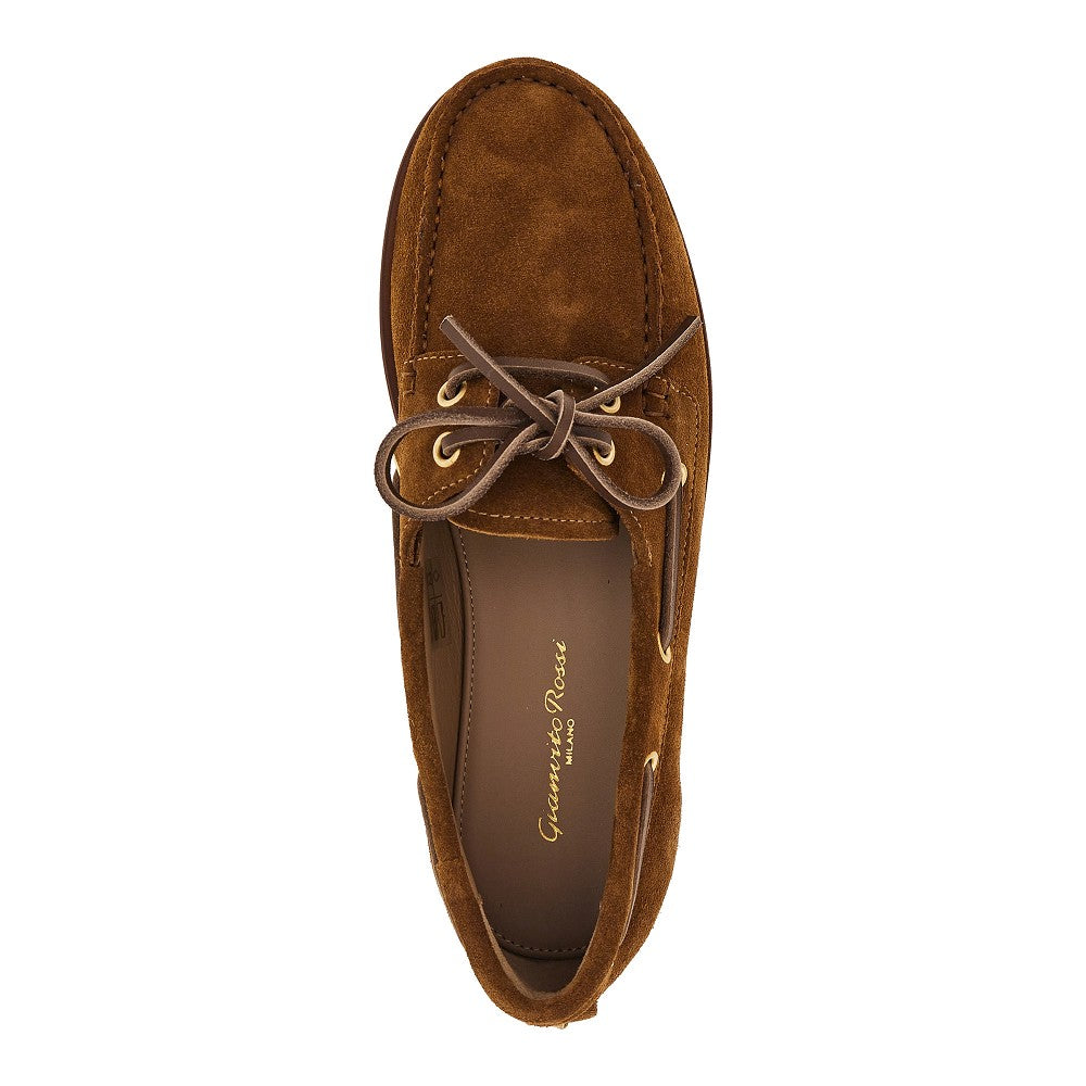 vandée suede boat shoes