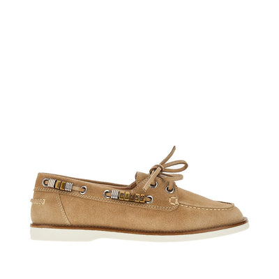 suede leather boat shoes