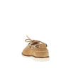suede leather boat shoes